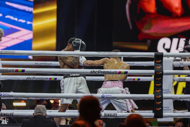Oluwole Ciosek vs Shae Green at Ringside Series 2026 Night of Heavyweights on 15 05 26 at SAP Arena, Mannheim xamx Photo Alfio Marino Copyright: