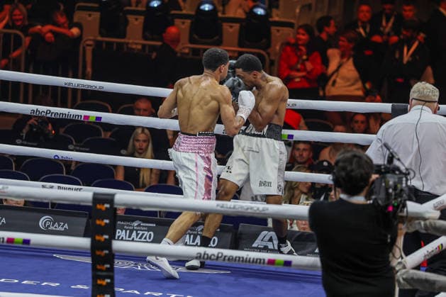 Oluwole Ciosek vs Shae Green at Ringside Series 2026 Night of Heavyweights on 15 05 26 at SAP Arena, Mannheim xamx Photo Alfio Marino Copyright: