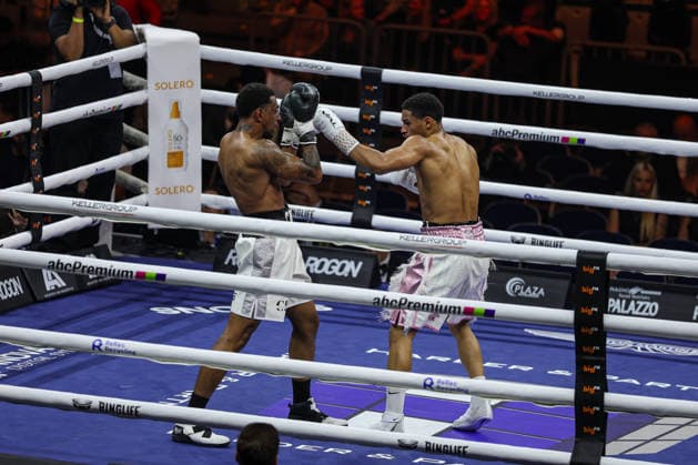 Oluwole Ciosek vs Shae Green at Ringside Series 2026 Night of Heavyweights on 15 05 26 at SAP Arena, Mannheim xamx Photo Alfio Marino Copyright: