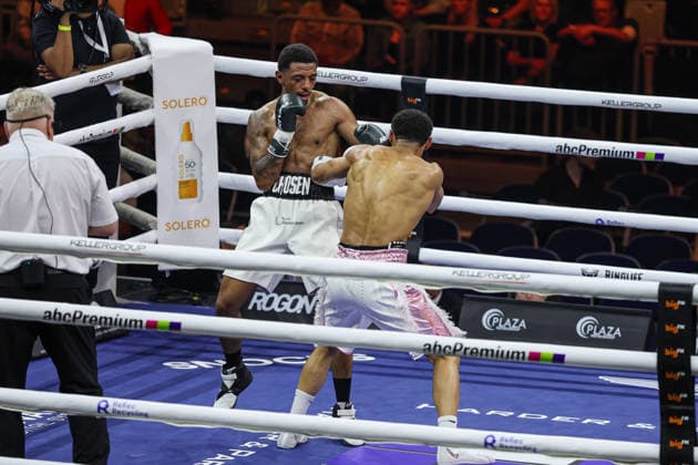 Oluwole Ciosek vs Shae Green at Ringside Series 2026 Night of Heavyweights on 15 05 26 at SAP Arena, Mannheim xamx Photo Alfio Marino Copyright: