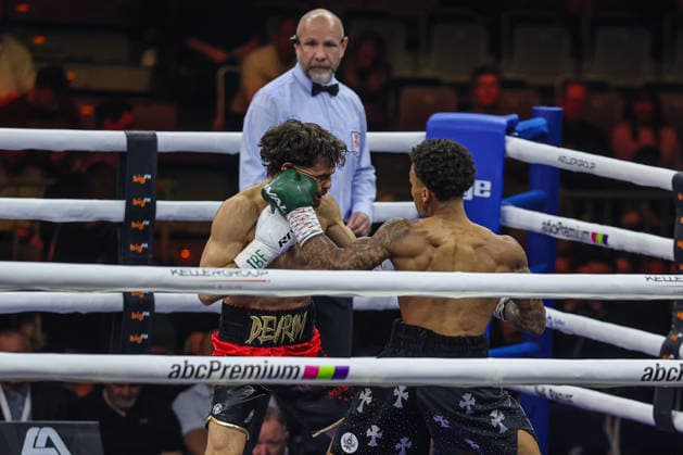 Devrim Gökduman vs Franklyn Dwomoh at Ringside Series 2026 Night of Heavyweights on 15 05 26 at SAP Arena, Mannheim xamx Photo Alfio Marino Copyright: