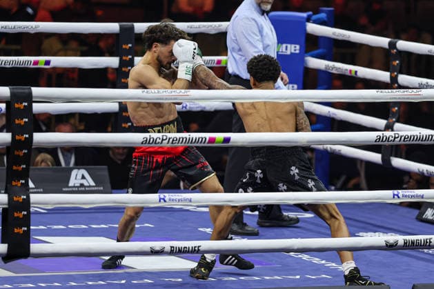 Devrim Gökduman vs Franklyn Dwomoh at Ringside Series 2026 Night of Heavyweights on 15 05 26 at SAP Arena, Mannheim xamx Photo Alfio Marino Copyright: