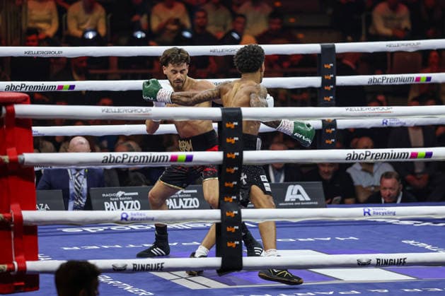 Devrim Gökduman vs Franklyn Dwomoh at Ringside Series 2026 Night of Heavyweights on 15 05 26 at SAP Arena, Mannheim xamx Photo Alfio Marino Copyright: