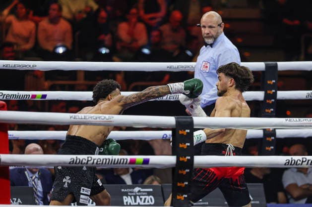Devrim Gökduman vs Franklyn Dwomoh at Ringside Series 2026 Night of Heavyweights on 15 05 26 at SAP Arena, Mannheim xamx Photo Alfio Marino Copyright:
