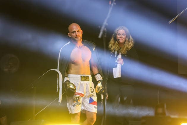 Patrick Fiala entering Edmon RInglife Avagyan vs Patrick Fiala at Ringside Series 2026 Night of Heavyweights on 15 05 26 at SAP Arena, Mannheim xamx Photo Alfio Marino Copyright: