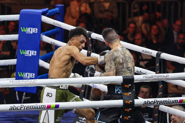 Alexander Okafor vs Elija Ülküseven at Ringside Series 2026 Night of Heavyweights on 15 05 26 at SAP Arena, Mannheim xamx Photo Alfio Marino Copyright: