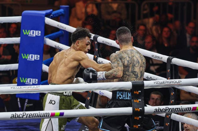 Alexander Okafor vs Elija Ülküseven at Ringside Series 2026 Night of Heavyweights on 15 05 26 at SAP Arena, Mannheim xamx Photo Alfio Marino Copyright: