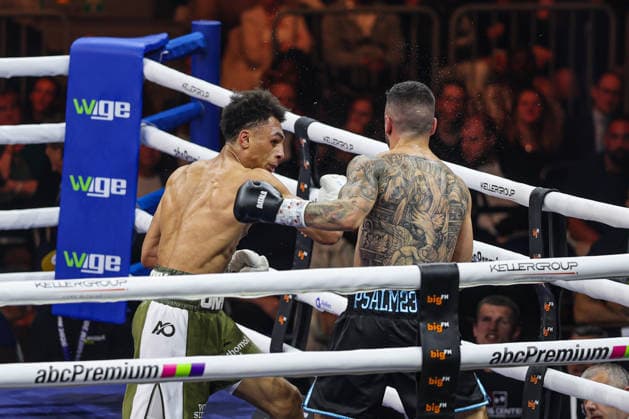 Alexander Okafor vs Elija Ülküseven at Ringside Series 2026 Night of Heavyweights on 15 05 26 at SAP Arena, Mannheim xamx Photo Alfio Marino Copyright: