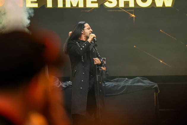 Bülent Ceylan with his rock show Diktatürk at the Ringside Series 2026 Night of Heavyweights on 15 05 26 in SAP Arena, Mannheim xamx Photo Alfio Marino Copyright: