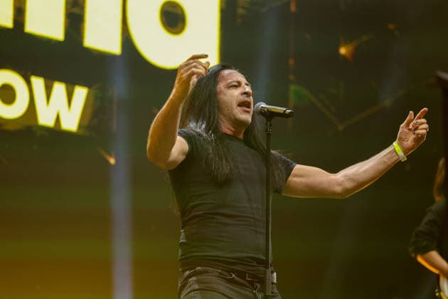 Bülent Ceylan with his rock show Diktatürk at the Ringside Series 2026 Night of Heavyweights on 15 05 26 in SAP Arena, Mannheim xamx Photo Alfio Marino Copyright: