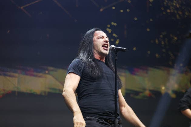 Bülent Ceylan with his rock show Diktatürk at the Ringside Series 2026 Night of Heavyweights on 15 05 26 in SAP Arena, Mannheim xamx Photo Alfio Marino Copyright: