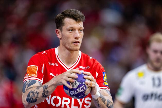 Denmark v Germany, International handball friendly, Copenhagen, Denmark Copenhagen, Denmark. 15th, May 2026. Emil Jakobsen (7) of Denmark seen during a test match between Denmark and Germany at Royal Arena in Copenhagen. Denmark, Copenhagen  Copyright: xGonzalesxPhoto TobiasxJorgensenx