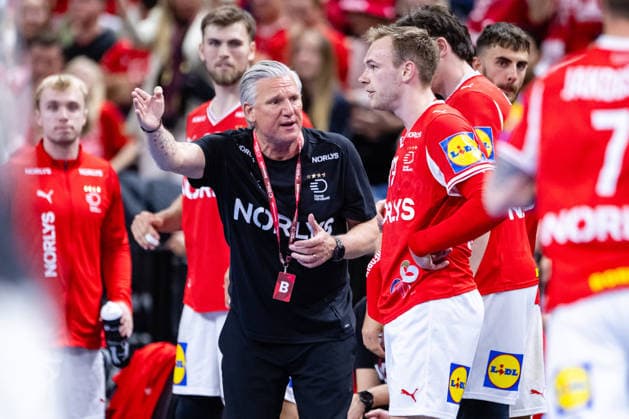 Denmark v Germany, International handball friendly, Copenhagen, Denmark Copenhagen, Denmark. 15th, May 2026. Head coach Nikolaj Jacobsen of Denmark seen during a test match between Denmark and Germany at Royal Arena in Copenhagen. Denmark, Copenhagen  Copyright: xGonzalesxPhoto TobiasxJorgensenx