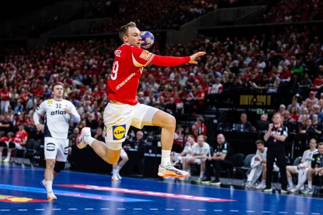 Denmark v Germany, International handball friendly, Copenhagen, Denmark Copenhagen, Denmark. 15th, May 2026. Mathias Gidsel (19) of Denmark seen during a test match between Denmark and Germany at Royal Arena in Copenhagen. Denmark, Copenhagen  Copyright: xGonzalesxPhoto TobiasxJorgensenx