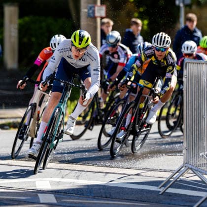 15 05 2026, GER, road bike, men women juniors, season 2025, 26 TMP Jugentour Kleine Friedensfahrt, 1 stage circuit race Residenzstadt Gotha On 3 competition days from 15 05 17 05 2026, almost 350 athletes from 7 countries competed in the categories Everyman, Beginner, U15m, U17w and U17m at the start of the 25th edition of the TMP Jugentour Kleine Friedensfahrt 2025 In addition to the individual time trial, there are 3 further stages to be completed in the Gotha district, organized by RSC Waltershausen Gotha e V Stage 1 was a circuit in Gotha, with the U15m having to complete 16.8km, the U17w 25.2km and the U17m 31.5km 99867 Gotha Schloss Friedenstein Historisc Thüringen Germany