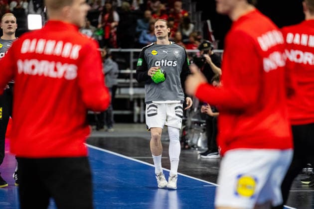 Denmark v Germany, International handball friendly, Copenhagen, Denmark Copenhagen, Denmark. 15th, May 2026. Juri Knorr of Germany seen during a test match between Denmark and Germany at Royal Arena in Copenhagen. Denmark, Copenhagen  Copyright: xGonzalesxPhoto TobiasxJorgensenx