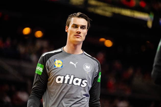 Denmark v Germany, International handball friendly, Copenhagen, Denmark Copenhagen, Denmark. 15th, May 2026. Miro Schluroff of Germany seen warming up for the test match between Denmark and Germany at Royal Arena in Copenhagen. Denmark, Copenhagen  Copyright: xGonzalesxPhoto TobiasxJorgensenx