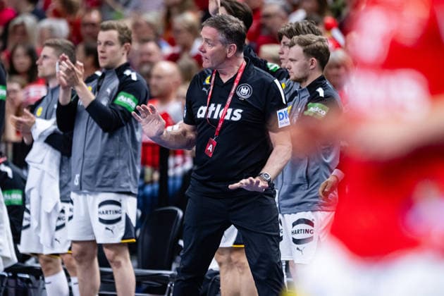 Denmark v Germany, International handball friendly, Copenhagen, Denmark Copenhagen, Denmark. 15th, May 2026. Head coach Alfred Gislason of Germany seen during a test match between Denmark and Germany at Royal Arena in Copenhagen. Denmark, Copenhagen  Copyright: xGonzalesxPhoto TobiasxJorgensenx
