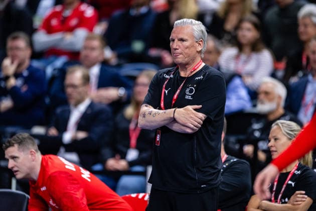 Denmark v Germany, International handball friendly, Copenhagen, Denmark Copenhagen, Denmark. 15th, May 2026. Head coach Nikolaj Jacobsen of Denmark seen during a test match between Denmark and Germany at Royal Arena in Copenhagen. Denmark, Copenhagen  Copyright: xGonzalesxPhoto TobiasxJorgensenx