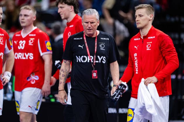 Denmark v Germany, International handball friendly, Copenhagen, Denmark Copenhagen, Denmark. 15th, May 2026. Head coach Nikolaj Jacobsen of Denmark seen during a test match between Denmark and Germany at Royal Arena in Copenhagen. Denmark, Copenhagen  Copyright: xGonzalesxPhoto TobiasxJorgensenx