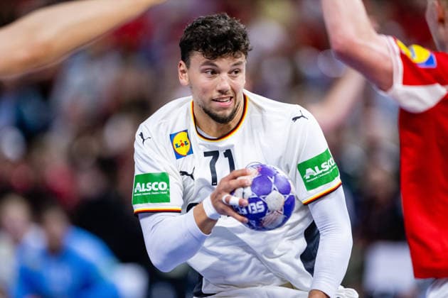 Denmark v Germany, International handball friendly, Copenhagen, Denmark Copenhagen, Denmark. 15th, May 2026. Marko Grgic (71) of Germany seen during a test match between Denmark and Germany at Royal Arena in Copenhagen. Denmark, Copenhagen  Copyright: xGonzalesxPhoto TobiasxJorgensenx