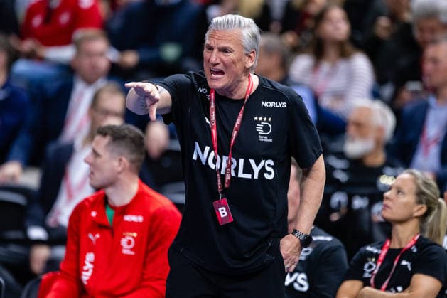 Denmark v Germany, International handball friendly, Copenhagen, Denmark Copenhagen, Denmark. 15th, May 2026. Head coach Nikolaj Jacobsen of Denmark seen during a test match between Denmark and Germany at Royal Arena in Copenhagen. Denmark, Copenhagen  Copyright: xGonzalesxPhoto TobiasxJorgensenx