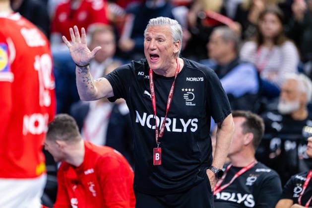 Denmark v Germany, International handball friendly, Copenhagen, Denmark Copenhagen, Denmark. 15th, May 2026. Head coach Nikolaj Jacobsen of Denmark seen during a test match between Denmark and Germany at Royal Arena in Copenhagen. Denmark, Copenhagen  Copyright: xGonzalesxPhoto TobiasxJorgensenx