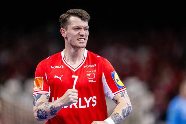 Denmark v Germany, International handball friendly, Copenhagen, Denmark Copenhagen, Denmark. 15th, May 2026. Emil Jakobsen (7) of Denmark seen during a test match between Denmark and Germany at Royal Arena in Copenhagen. Denmark, Copenhagen  Copyright: xGonzalesxPhoto TobiasxJorgensenx