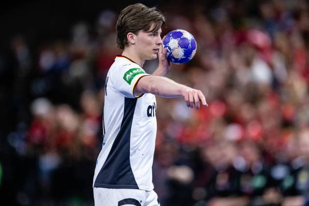 Denmark v Germany, International handball friendly, Copenhagen, Denmark Copenhagen, Denmark. 15th, May 2026. Nils Lichtlein of Germany seen during a test match between Denmark and Germany at Royal Arena in Copenhagen. Denmark, Copenhagen  Copyright: xGonzalesxPhoto TobiasxJorgensenx