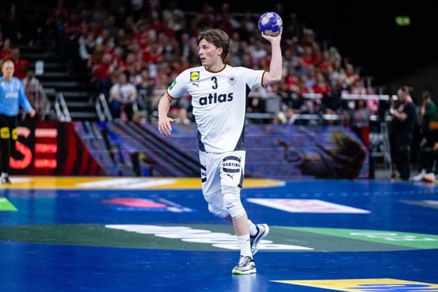 Denmark v Germany, International handball friendly, Copenhagen, Denmark Copenhagen, Denmark. 15th, May 2026. Nils Lichtlein (3) of Germany seen during a test match between Denmark and Germany at Royal Arena in Copenhagen. Denmark, Copenhagen  Copyright: xGonzalesxPhoto TobiasxJorgensenx