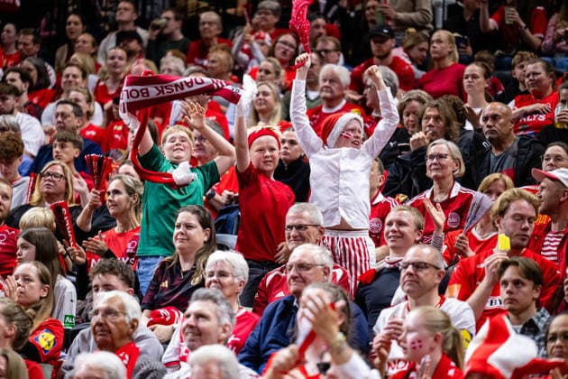 Denmark v Germany, International handball friendly, Copenhagen, Denmark Copenhagen, Denmark. 15th, May 2026. Handball fans of Denmark seen at the test match between Denmark and Germany at Royal Arena in Copenhagen. Denmark, Copenhagen  Copyright: xGonzalesxPhoto TobiasxJorgensenx