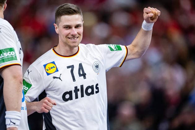 Denmark v Germany, International handball friendly, Copenhagen, Denmark Copenhagen, Denmark. 15th, May 2026. Vincent Buchner (74) of Germany seen during a test match between Denmark and Germany at Royal Arena in Copenhagen. Denmark, Copenhagen  Copyright: xGonzalesxPhoto TobiasxJorgensenx