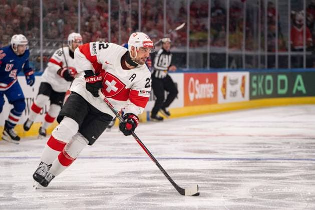 ZURICH, ZURICH - MAY 15: Nino Niederreiter of Switzerland during the 2026 IIHF World Championship, WM, Weltmeisterschaft Group A match between Switzerland and USA at Swiss Life Arena on May 15, 2026 in Zurich, Zurich, Switzerland. Copyright: xLivioxBaeriswylx xSPPx Sportspressphoto_SPR147441