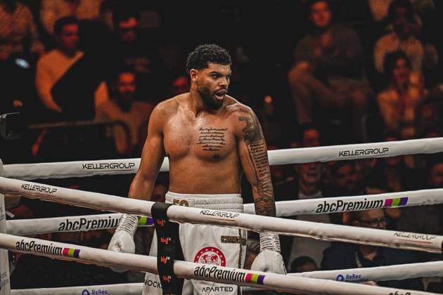 Emanuel Odiase 903 VIP concentrated in the ring of the SAP Arena during the fight Ringside, 15 05 2026, Mannheim, SAP Arena Copyright: xspeedshotx