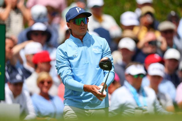 NEWTON SQUARE, PA - MAY 15: Rickie Fowler of the United Stated tees off at the tenth tee during Round 2 of the 2026 PGA, Golf Herren Championship on May 15, 2026 at Aronimink Golf Club in Newtown Square, Pennsylvania. (Photo by Rich Graessle Icon Sportswire) GOLF: MAY 15 PGA PGA Championship EDITORIAL USE ONLY Icon260515256462