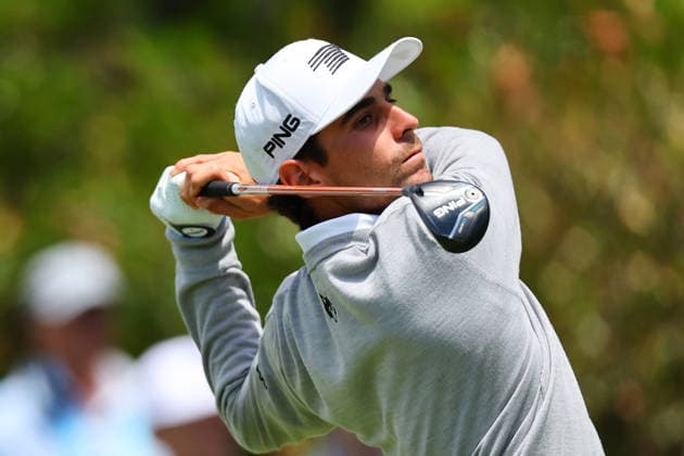 NEWTON SQUARE, PA - MAY 15: Joaquin Niemann of Chile tees off at the first tee during Round 2 of the 2026 PGA, Golf Herren Championship on May 15, 2026 at Aronimink Golf Club in Newtown Square, Pennsylvania. (Photo by Rich Graessle Icon Sportswire) GOLF: MAY 15 PGA PGA Championship EDITORIAL USE ONLY Icon260515256752