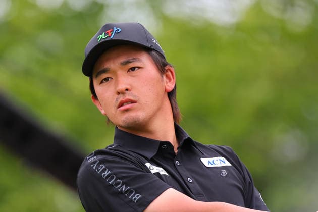 NEWTON SQUARE, PA - MAY 15: Kota Kaneko of Japan tees off at the tenth tee during Round 2 of the 2026 PGA, Golf Herren Championship on May 15, 2026 at Aronimink Golf Club in Newtown Square, Pennsylvania. (Photo by Rich Graessle Icon Sportswire) GOLF: MAY 15 PGA PGA Championship EDITORIAL USE ONLY Icon260515257322