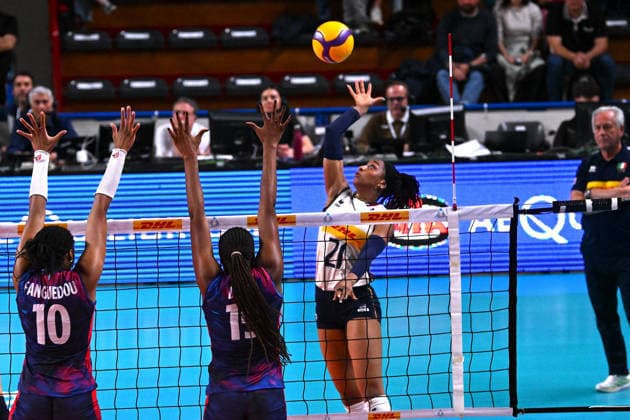 VOLLEY - Amichevole - BPER Test Match - Italy Women vs France Women Photo by IPA ABACAPRESS.COM84737296 - Omoruyi Loveth (Italia) Novara Italy  Copyright: xIPAxSport ABACAx