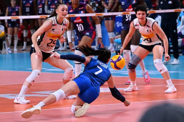 VOLLEY - Amichevole - BPER Test Match - Italy Women vs France Women Photo by IPA ABACAPRESS.COM84737318 - Fersino Eleonora ( Italia ) Novara Italy  Copyright: xIPAxSport ABACAx