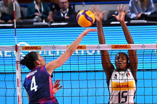 Volleyball, Women, International match, Italy - France