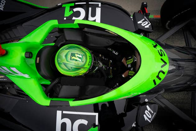 May 15, 2026, Speedway, Indiana, USA: Jack Harvey driver of the 24 Dreyer & Reinbold Racing Chevrolet sits in the cockpit of during practice for the Indy 500 at the Indianapolis Motor Speedway. Speedway USA - ZUMAd212 20260515_zsp_d212_002 Copyright: xRichardxDolex
