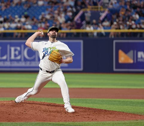May 15, 2026, U.S.: Tampa Bay Rays pitcher JESSE SCHOLTENS (65) pitching against the Miami Marlins. The Tampa Bay Rays hosted the Miami Marlins at Tropicana Field in St. Petersburg, FL. U.S. - ZUMAm299 20260515_znp_m299_017 Copyright: xTaylorxMcFeex