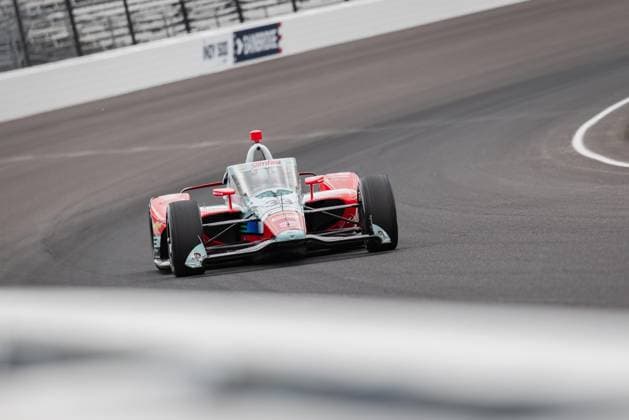 May 15, 2026, Speedway, Indiana, USA: ED CARPENTER, driver of the No. 33 Chevrolet for Ed Carpenter Racing, drives out of Turn 1 during Fast Friday of the 110th Indianapolis 500 at Indianapolis Motor Speedway. IndyCar, Indy Car, IRL, USA 2026: Indy 500 Fast Friday Practice  - ZUMAw173 20260515_zsp_w173_004 Copyright: xLukexWelshx