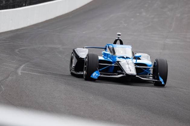 May 15, 2026, Speedway, Indiana, USA: KYLE KIRKWOOD, driver of the No. 27 Honda for Andretti Global, drives into Turn 1 during Fast Friday of the 110th Indianapolis 500 at Indianapolis Motor Speedway. Speedway USA - ZUMAw173 20260515_zsp_w173_026 Copyright: xLukexWelshx