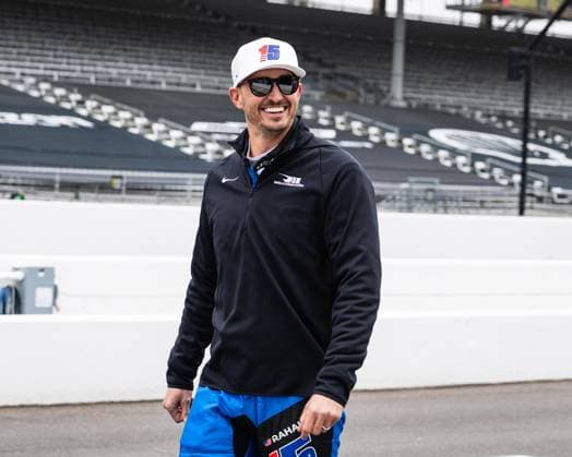 May 15, 2026, Speedway, Indiana, USA: GRAHAM RAHAL, driver of the No. 15 Honda for Rahal Letterman Lanigan Racing, looks on during Fast Friday of the 110th Indianapolis 500 at Indianapolis Motor Speedway. IndyCar, Indy Car, IRL, USA 2026: Indy 500 Fast Friday Practice  - ZUMAw173 20260515_zsp_w173_047 Copyright: xLukexWelshx