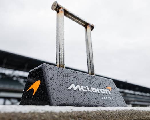 May 15, 2026, Speedway, Indiana, USA: Pit equipment for Arrow McLaren in the NTT IndyCar, Indy Car, IRL, USA Series is placed on pit wall during Fast Friday of the 110th Indianapolis 500 at Indianapolis Motor Speedway. Speedway USA - ZUMAw173 20260515_zsp_w173_069 Copyright: xLukexWelshx
