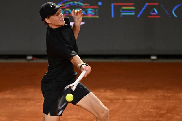 Internazionali BNL D Italia 2026 - Day Eleven Jannik Sinner of Italy competes against Daniil Medvedev during the Internazionali BNL d Italia Day Eleven at Foro Italico on May 15, 2026, in Rome, Italy. Rome Italy Italy  Copyright: xDomenicoxCippitellix originalFilename:cippitelli-itainter260515_np3EZ.jpg