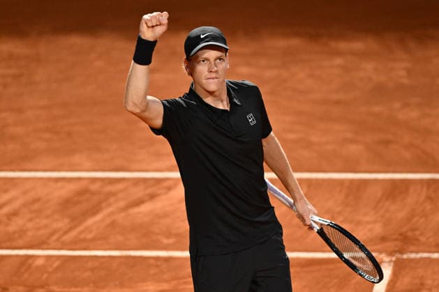 Internazionali BNL D Italia 2026 - Day Eleven Jannik Sinner of Italy competes against Daniil Medvedev during the Internazionali BNL d Italia Day Eleven at Foro Italico on May 15, 2026, in Rome, Italy. Rome Italy Italy  Copyright: xDomenicoxCippitellix originalFilename:cippitelli-itainter260515_npBri.jpg