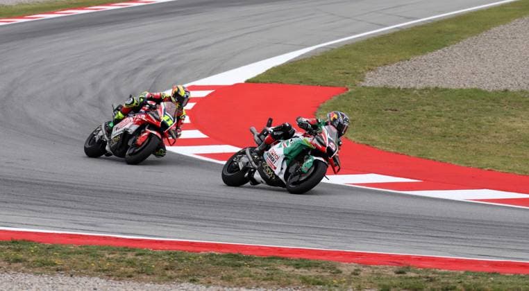 May 15, 2026, Sabadell, Barcelona, Spain: Montmelo Spain May 15, 2026 Johan Zarco (5 FR Honda LCR) and Diogo Moreira (11 BRZ Honda HRC) during race at the MotoGP Catalonia Grand Prix 2025 in Montmelo Spain on 15 September 2026 MotoGP 2026: Catalonia Grand Prix  - ZUMAu50_ 20260515_zsp_u50_022 Copyright: xXavixUrgelesx