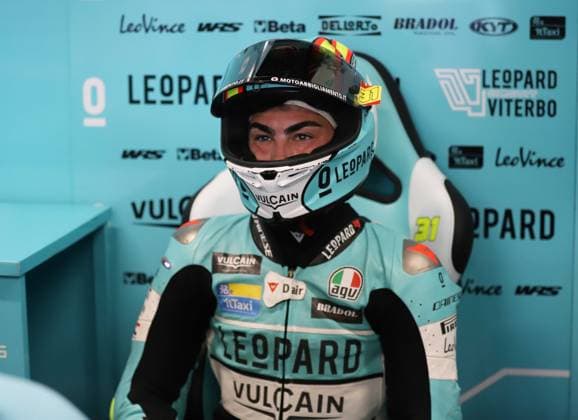 May 15, 2026, Sabadell, Barcelona, Spain: Montmelo Spain May 15, 2026 Adrian Fernandez (31 ESP Leopard Racing Moto3) during race at the MotoGP Catalonia Grand Prix 2025 in Montmelo Spain on 15 September 2026 Sabadell Spain - ZUMAu50_ 20260515_zsp_u50_038 Copyright: xXavixUrgelesx